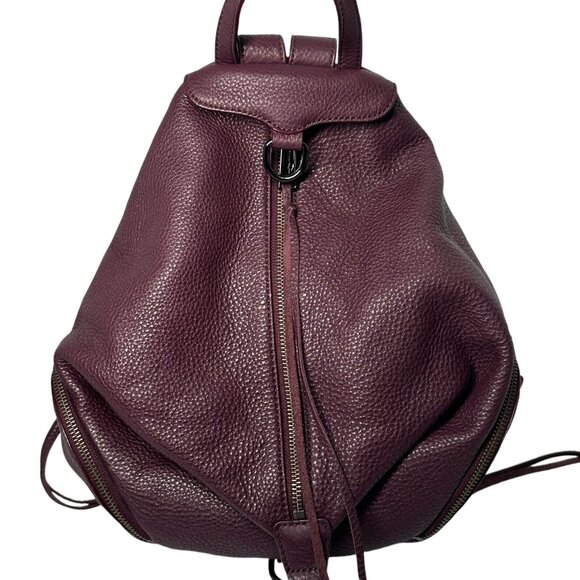 Rebecca Minkoff Julian Leather Backpack - Currant - HF19GPBB01 - Picture 4 of 16